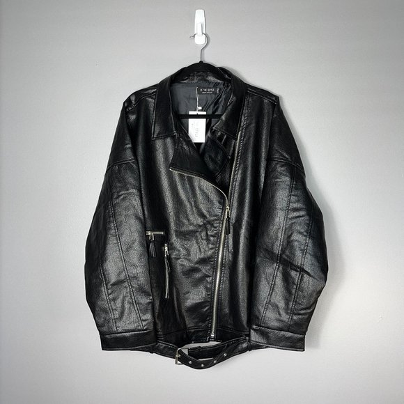 In The Style Faux Leather Jacket - Picture 2 of 6